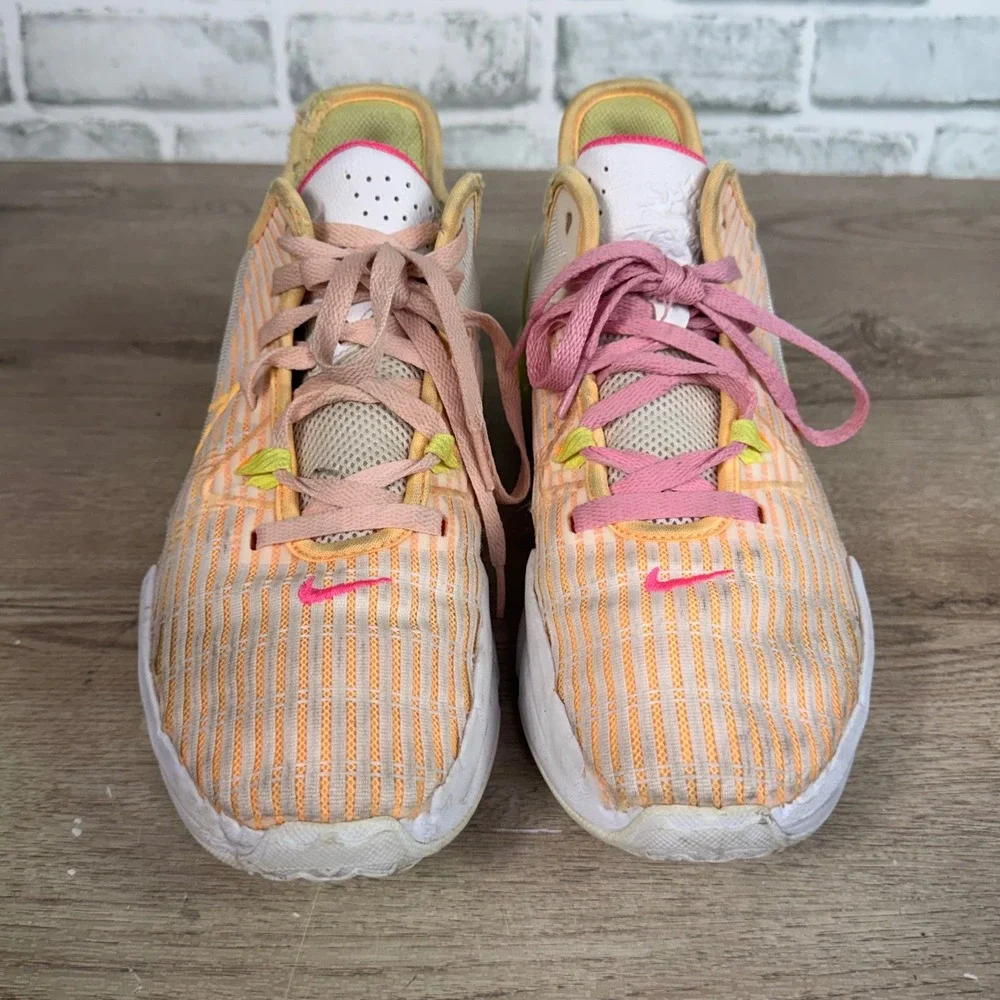 Nike Air Zoom GT Cut 2 Basketball Shoes Orange Pink Mens 8